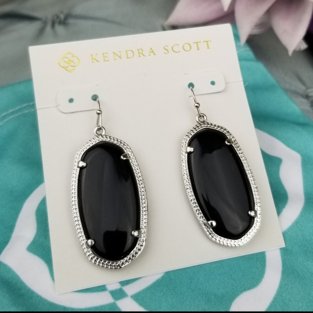 Kendra Scott, Elle, Black, Earrings